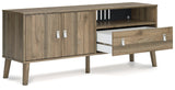 Aprilyn Honey 59" Tv Stand - Ella Furniture