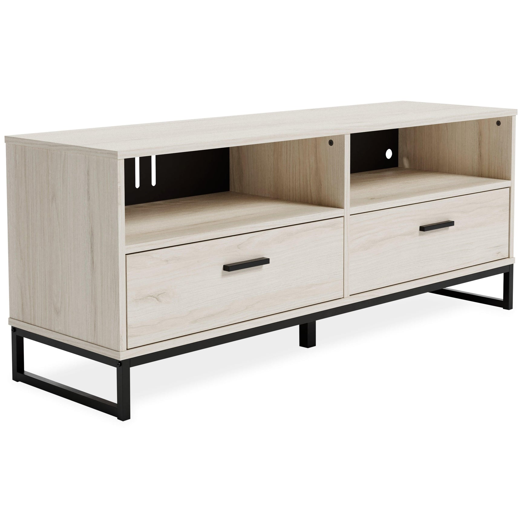 Socalle Light Natural Medium Tv Stand - Ella Furniture