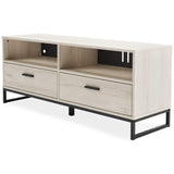 Socalle Light Natural Medium Tv Stand - Ella Furniture