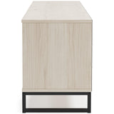 Socalle Light Natural Medium Tv Stand - Ella Furniture