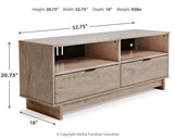 Oliah Natural Medium Tv Stand - Ella Furniture