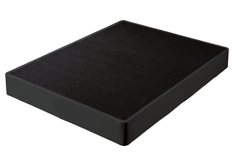 Folded Ashley Black Full Metal Bed Foundation for storage