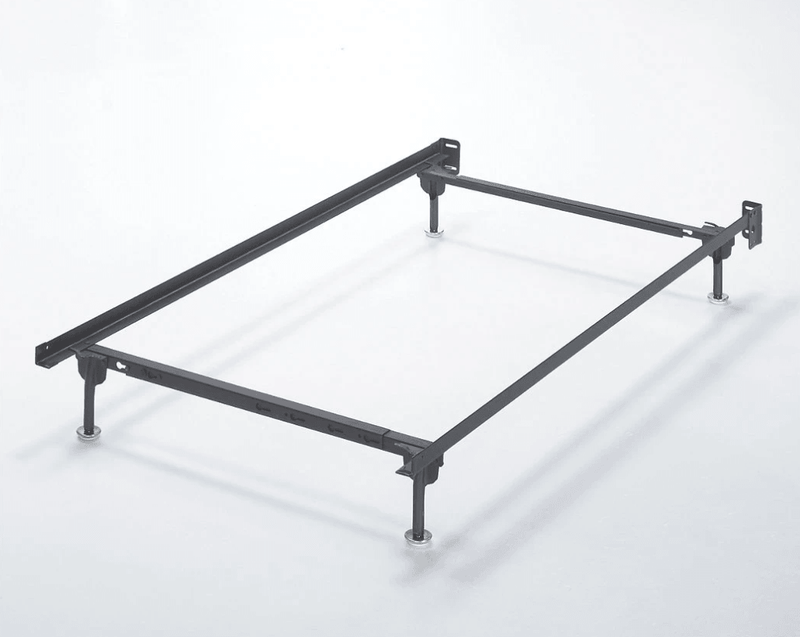 Frames And Rails Metallic Twin/full Bolt On Bed Frame