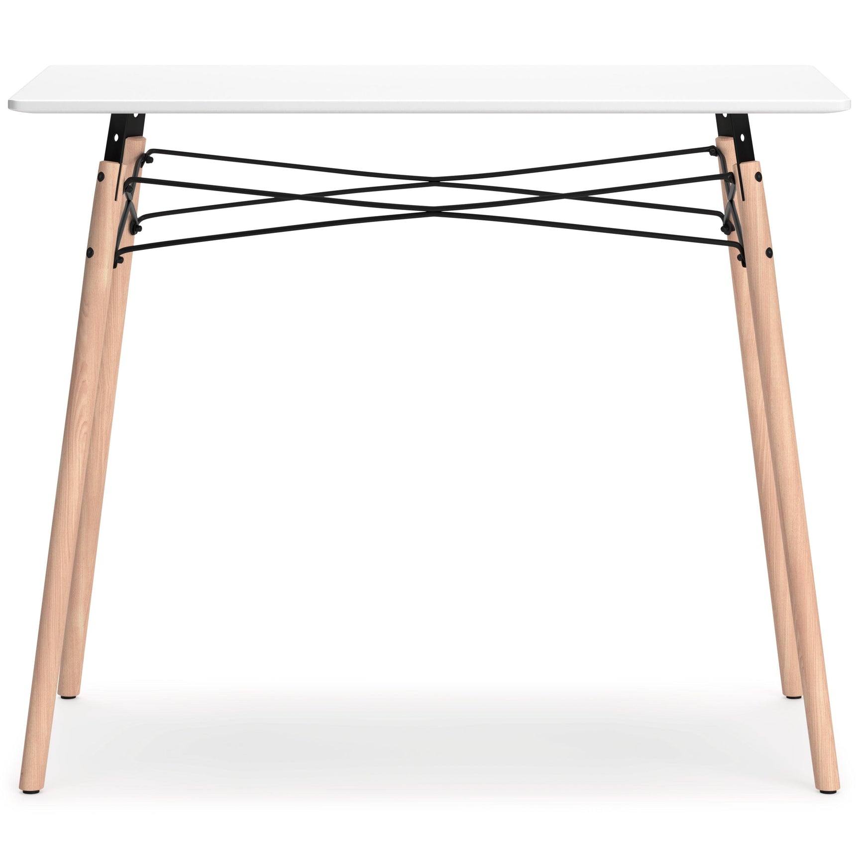 Jaspeni White/natural Home Office Desk - Ella Furniture