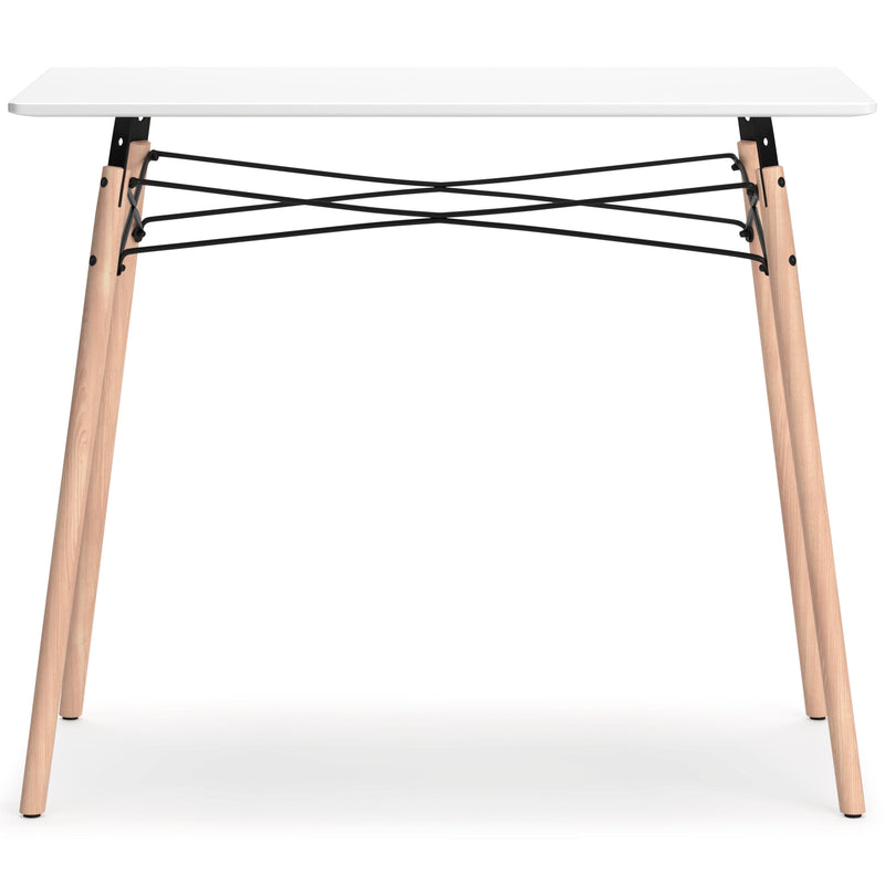 Jaspeni White/natural Home Office Desk - Ella Furniture