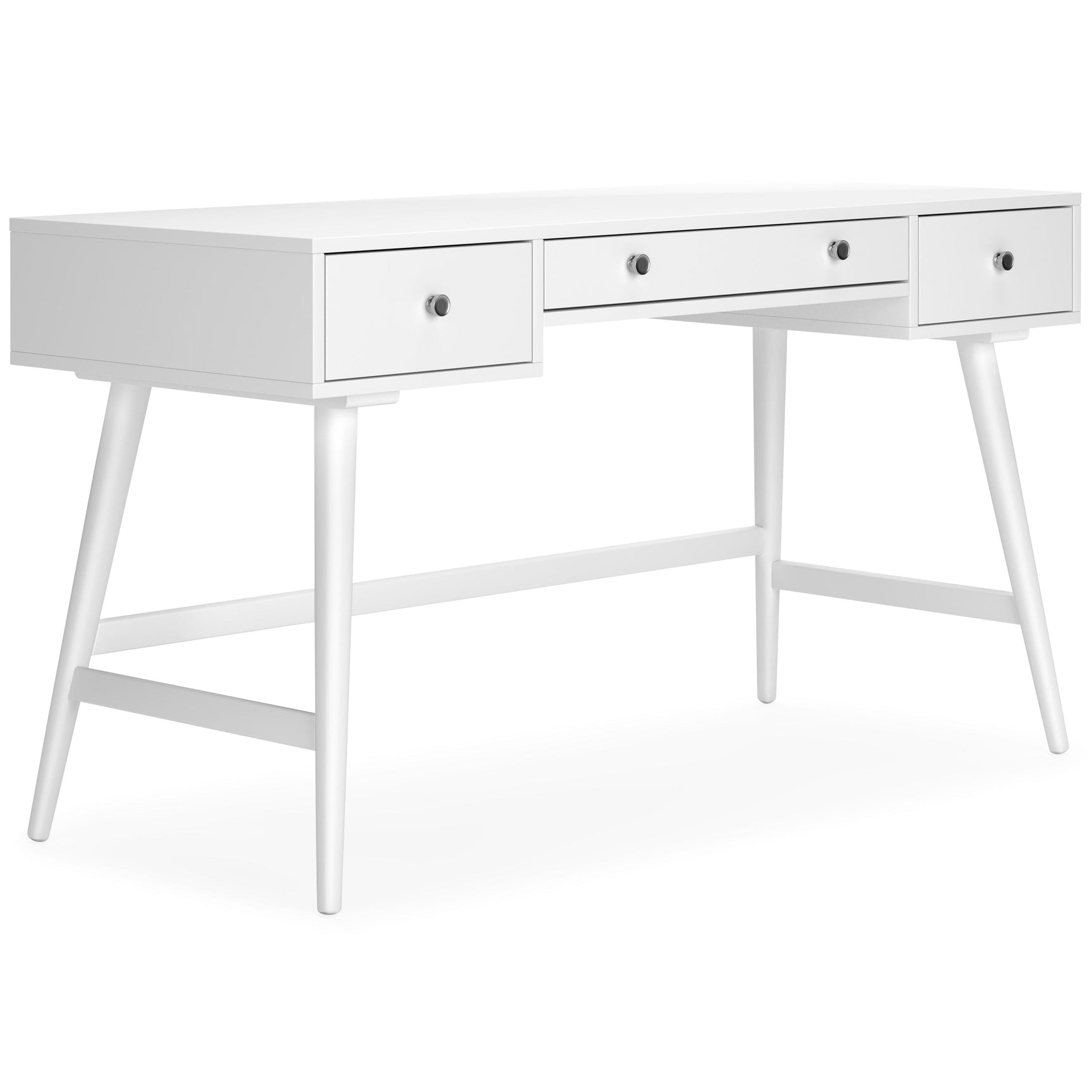 Thadamere White 54" Home Office Desk - Ella Furniture