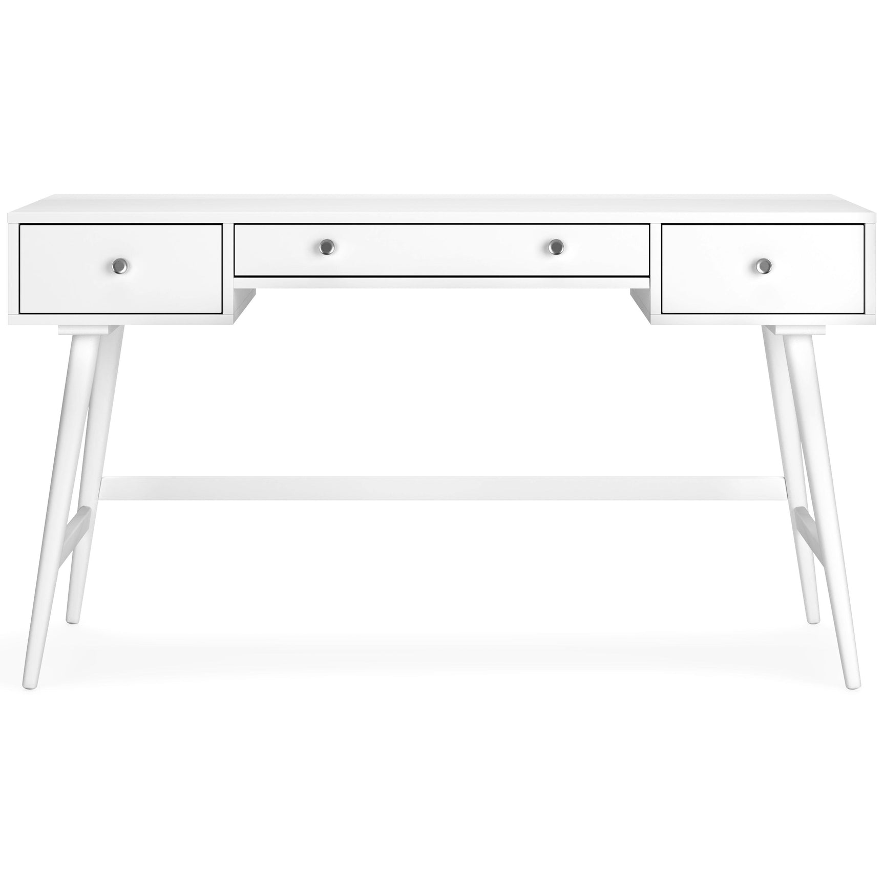 Thadamere White 54" Home Office Desk - Ella Furniture