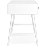 Thadamere White 54" Home Office Desk - Ella Furniture