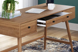 Thadamere Brown 54" Home Office Desk - Ella Furniture