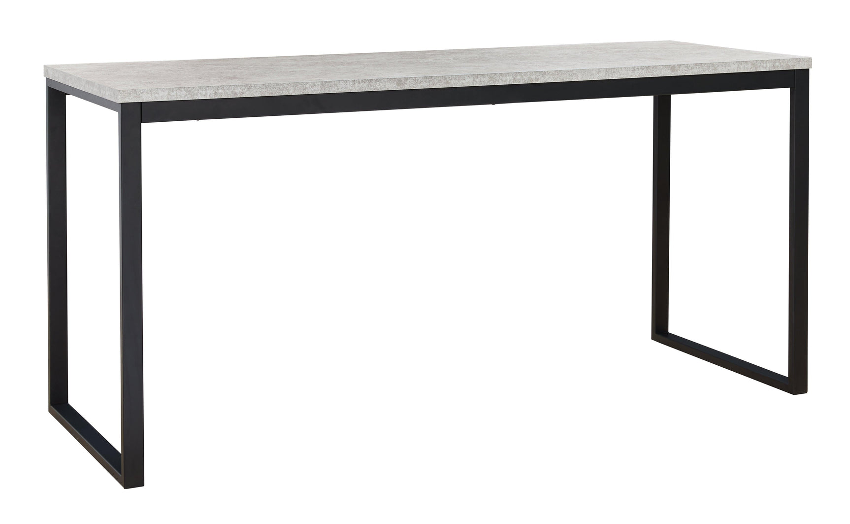 Lazabon Gray/black 63" Home Office Desk - Ella Furniture