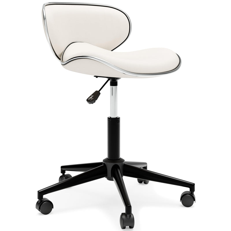 Beauenali White Home Office Desk Chair - Ella Furniture