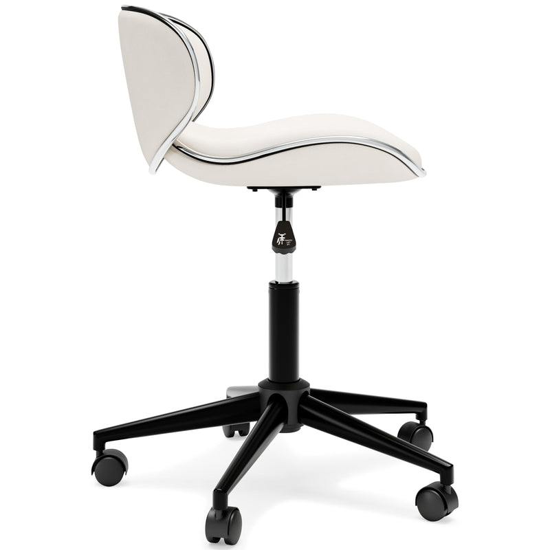 Beauenali White Home Office Desk Chair - Ella Furniture