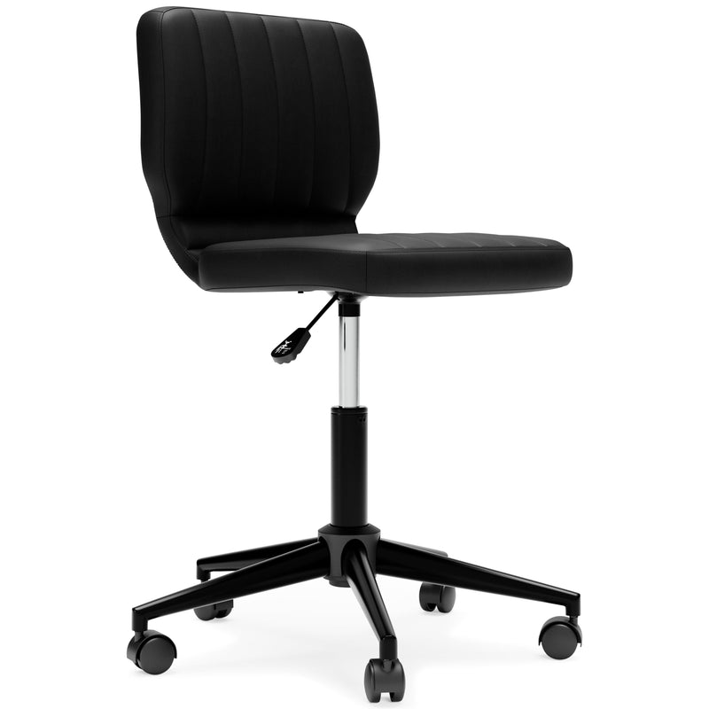 Beauenali Black Home Office Desk Chair - Ella Furniture