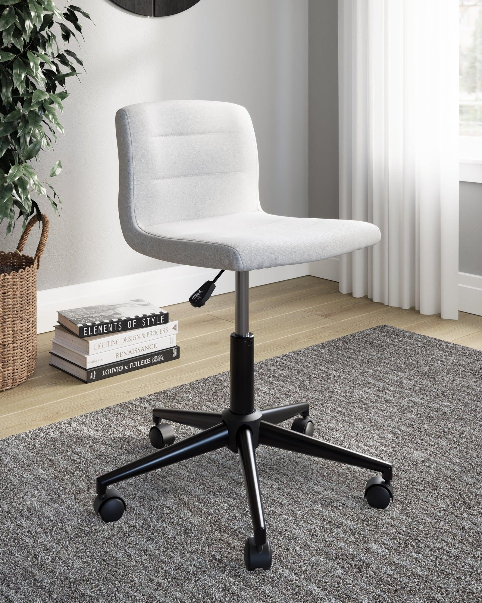 Beauenali Stone Home Office Desk Chair - Ella Furniture