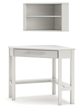 Grannen White Home Office Corner Desk With Bookcase - Ella Furniture