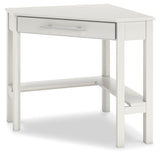 Grannen White Home Office Corner Desk - Ella Furniture