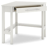 Grannen White Home Office Corner Desk - Ella Furniture