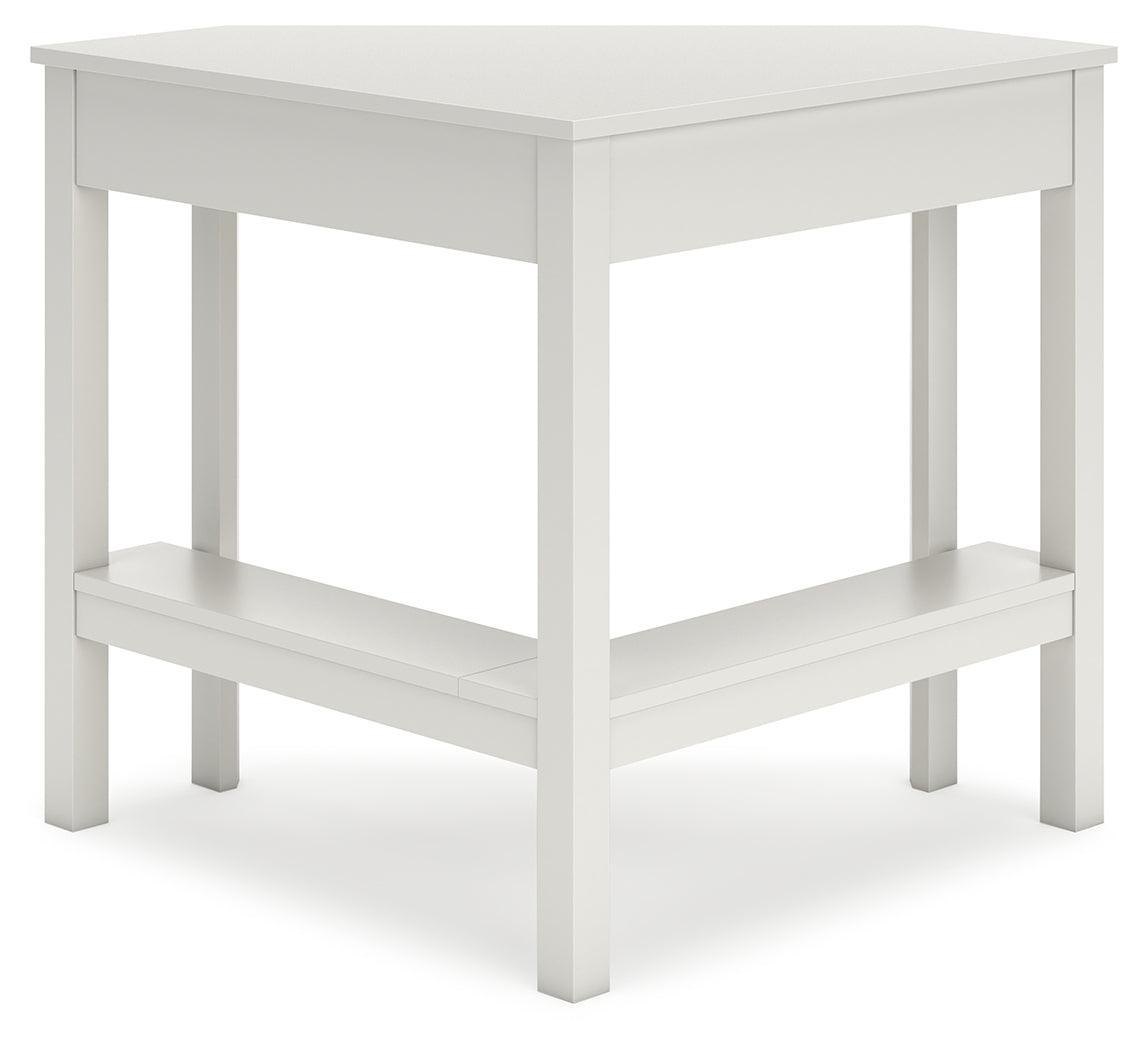 Grannen White Home Office Corner Desk - Ella Furniture