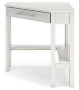 Grannen White Home Office Corner Desk - Ella Furniture