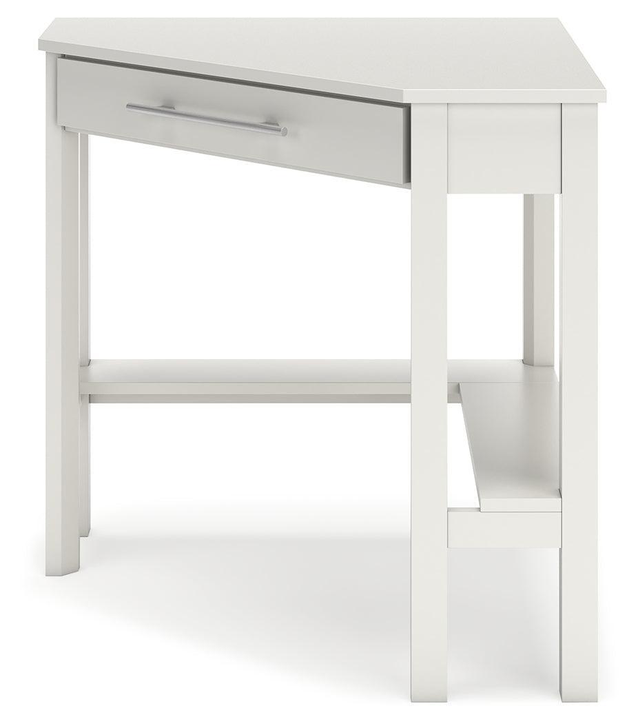 Grannen White Home Office Corner Desk - Ella Furniture