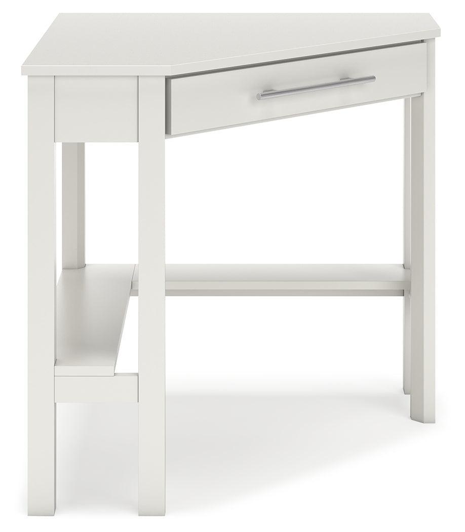 Grannen White Home Office Corner Desk - Ella Furniture