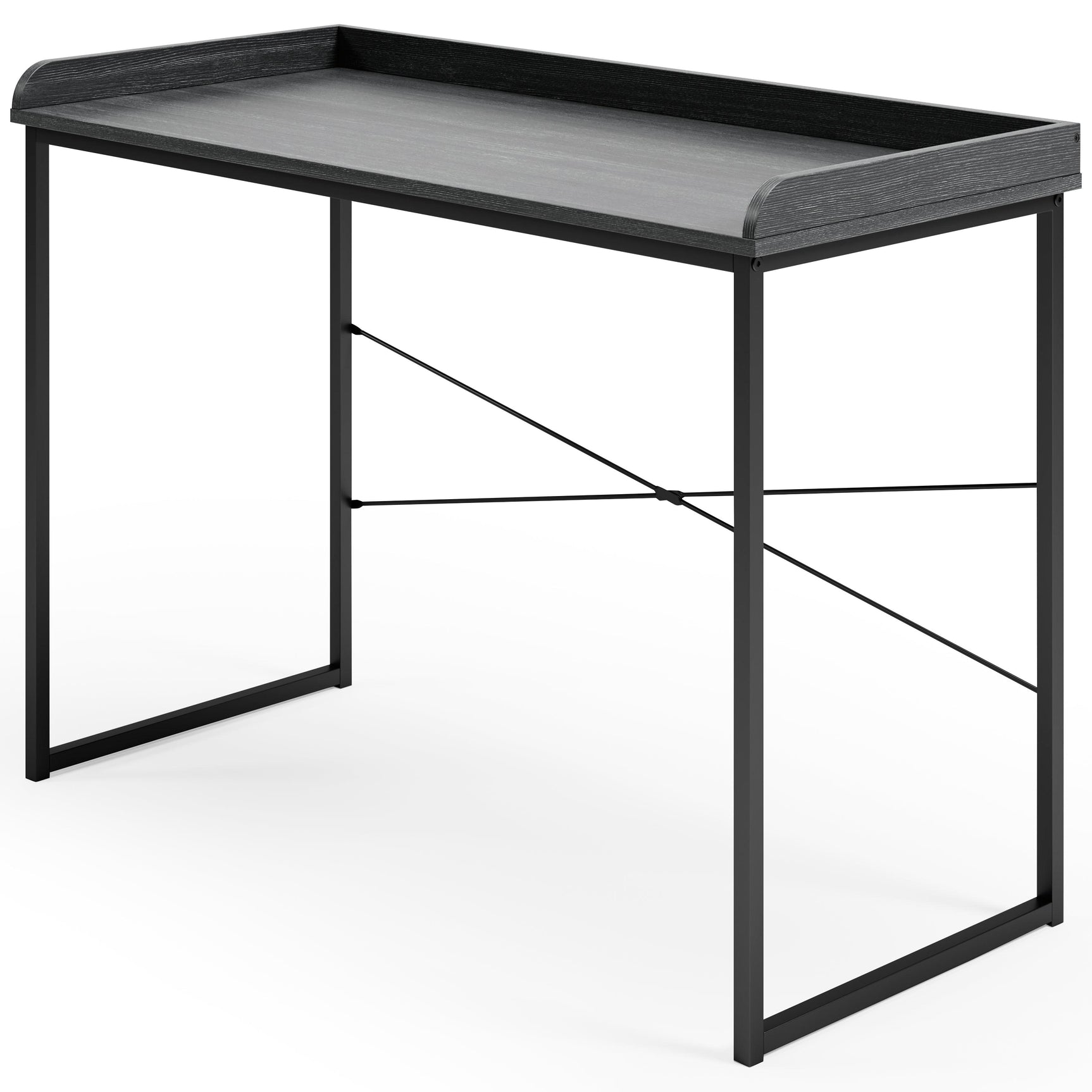 Yarlow Black Home Office Desk - Ella Furniture