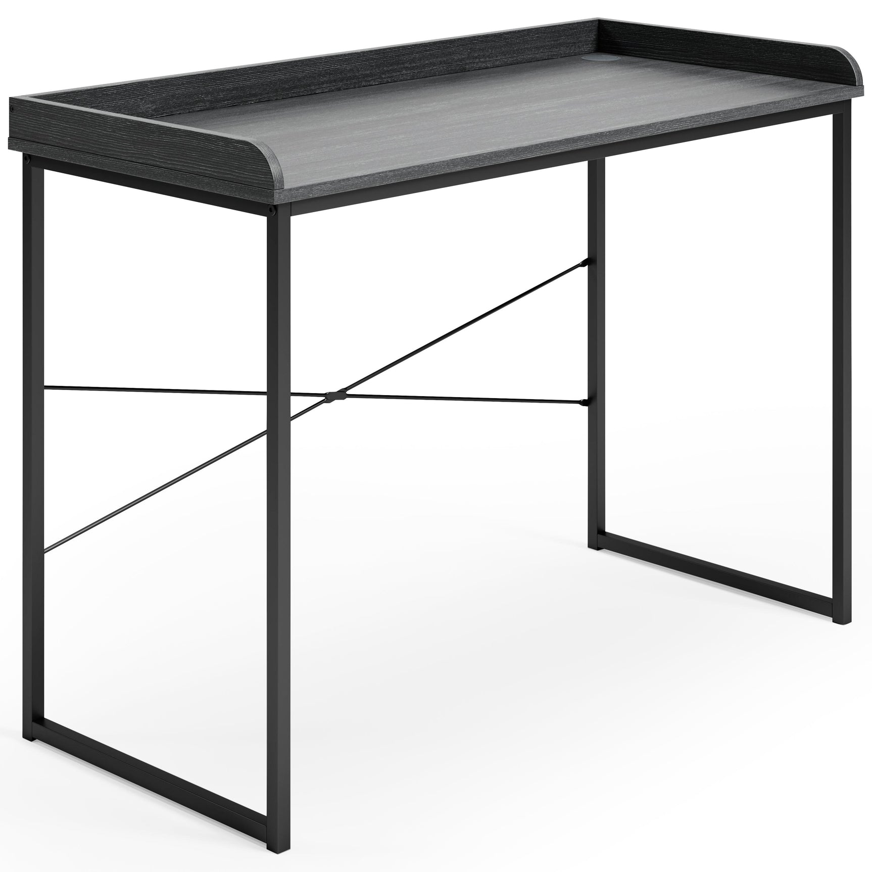 Yarlow Black Home Office Desk - Ella Furniture