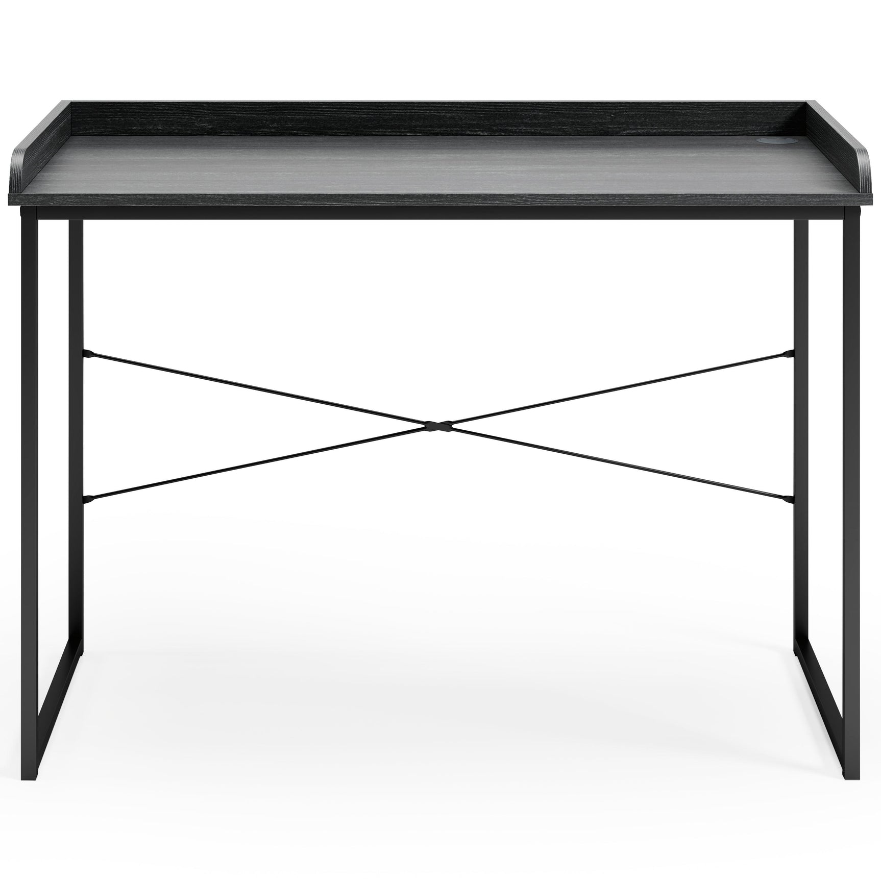 Yarlow Black Home Office Desk - Ella Furniture