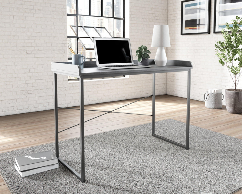 Yarlow Black Home Office Desk - Ella Furniture