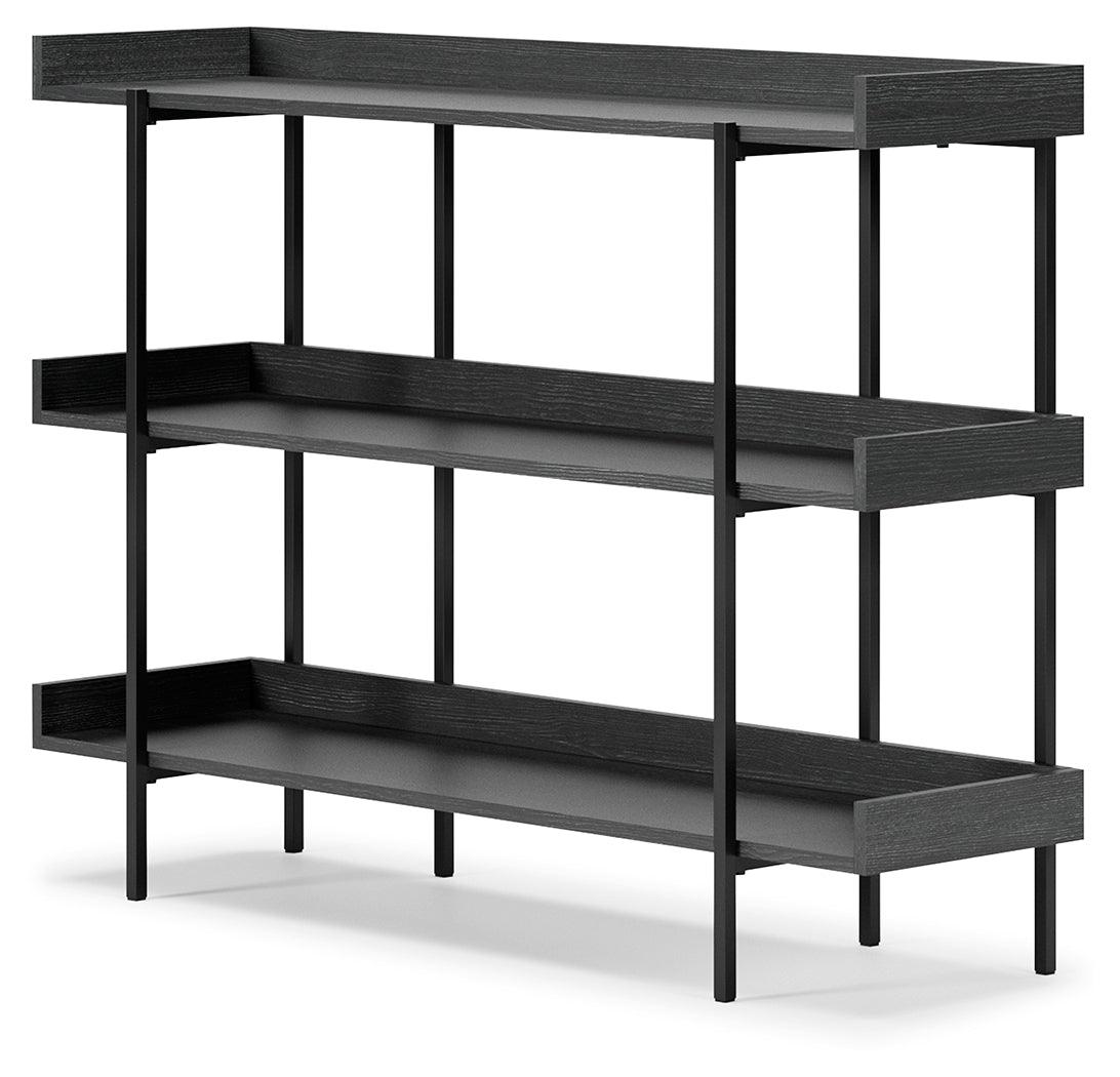 Yarlow Black 36" Bookcase - Ella Furniture