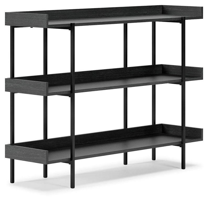 Yarlow Black 36" Bookcase - Ella Furniture