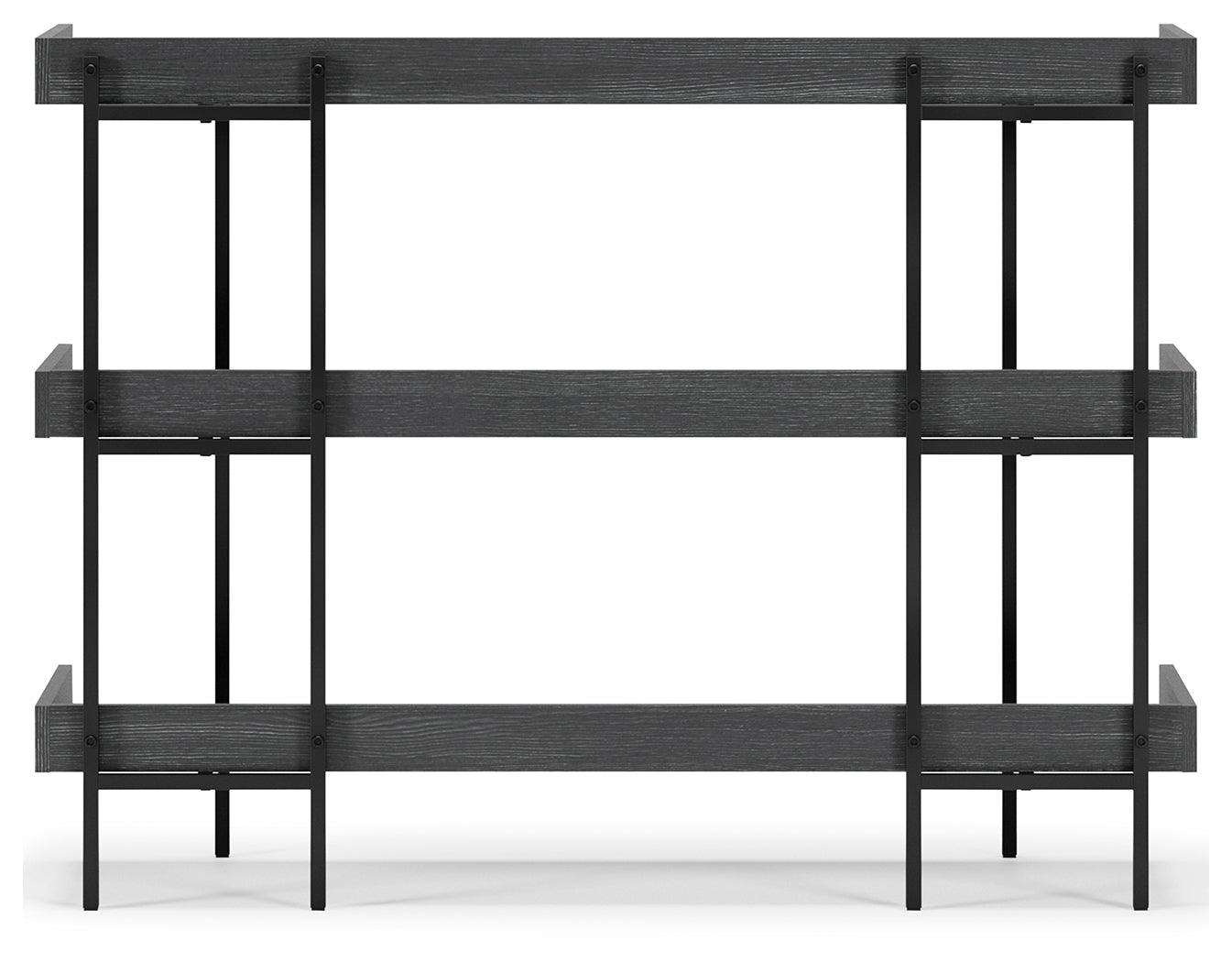 Yarlow Black 36" Bookcase - Ella Furniture