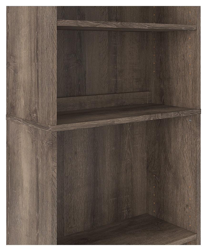 Arlenbry Gray 71" Bookcase - Ella Furniture