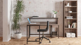 Arlenbry Gray Home Office L-desk With Storage - Ella Furniture