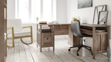 Arlenbry Gray 2-Piece Home Office Desk - Ella Furniture