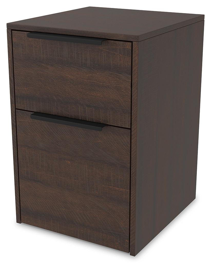 Camiburg Warm Brown File Cabinet - Ella Furniture