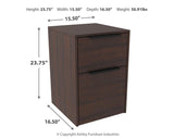 Camiburg Warm Brown File Cabinet - Ella Furniture