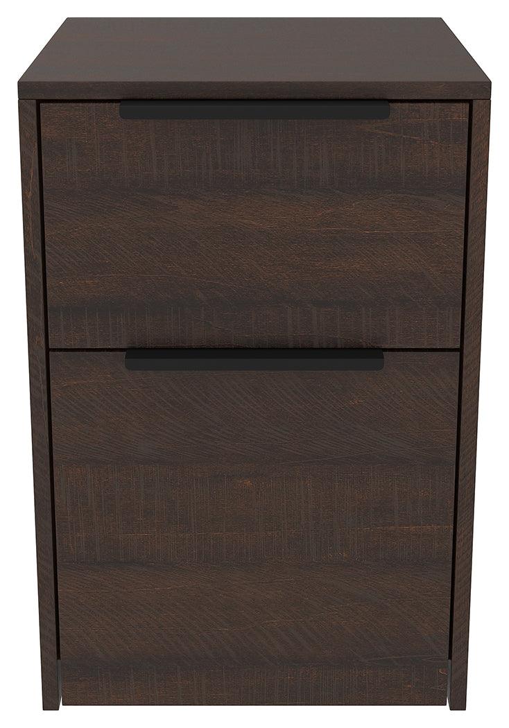 Camiburg Warm Brown File Cabinet - Ella Furniture