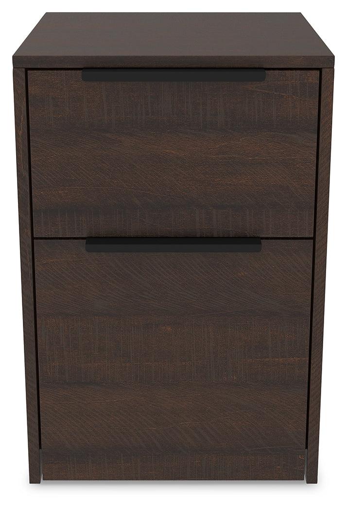 Camiburg Warm Brown File Cabinet - Ella Furniture