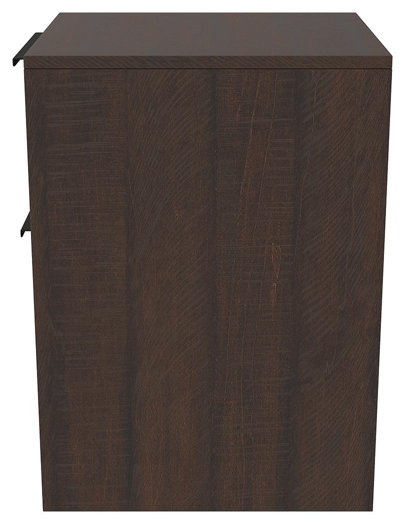 Camiburg Warm Brown File Cabinet - Ella Furniture