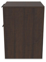 Camiburg Warm Brown File Cabinet - Ella Furniture