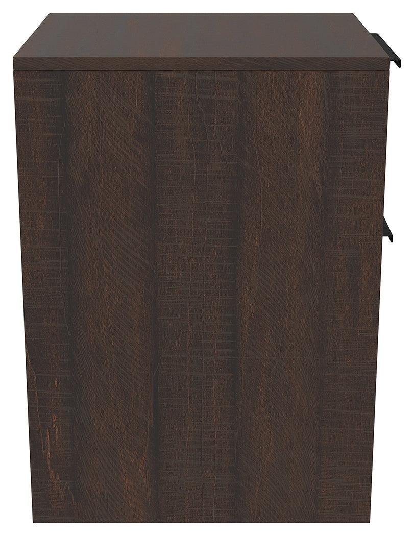 Camiburg Warm Brown File Cabinet - Ella Furniture