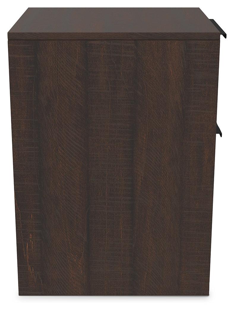 Camiburg Warm Brown File Cabinet - Ella Furniture