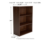 Camiburg Warm Brown 36" Bookcase - Ella Furniture