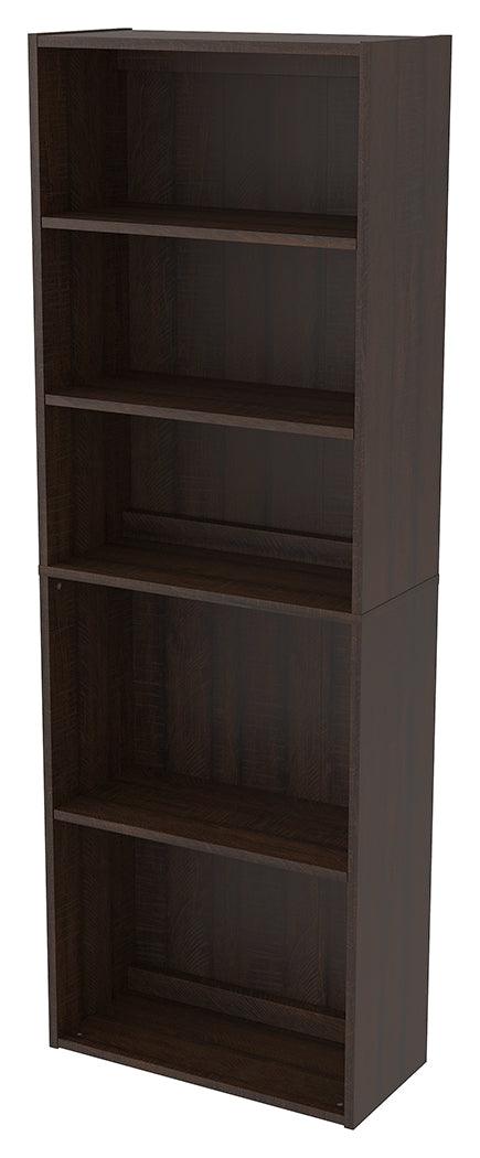 Camiburg Warm Brown Bookcase - Ella Furniture