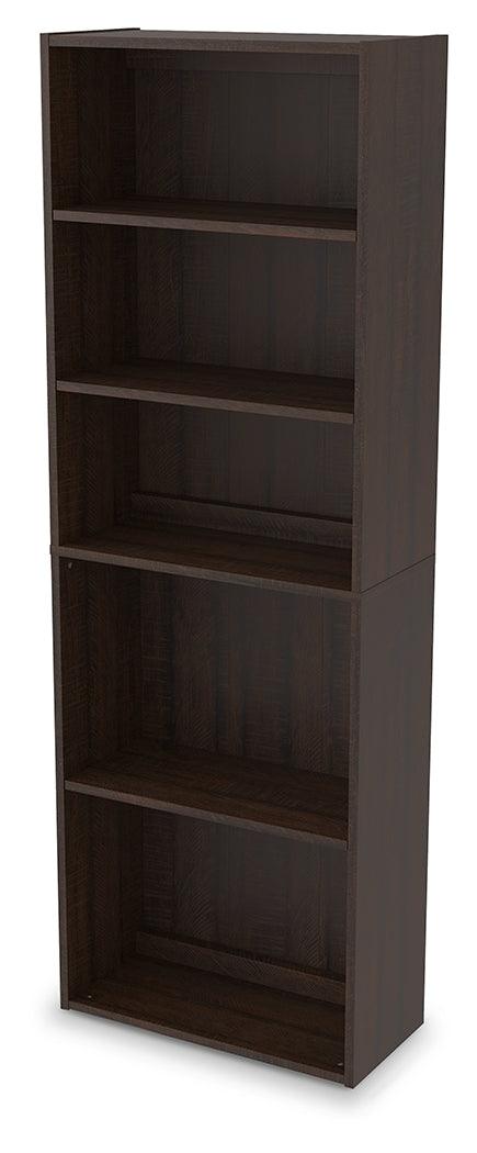 Camiburg Warm Brown Bookcase - Ella Furniture