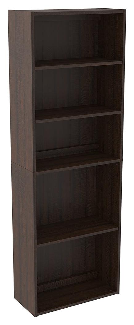 Camiburg Warm Brown Bookcase - Ella Furniture