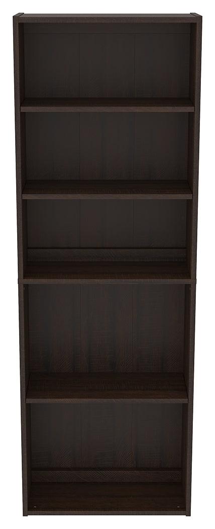 Camiburg Warm Brown Bookcase - Ella Furniture