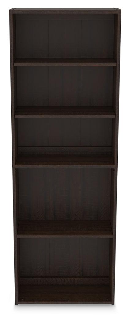 Camiburg Warm Brown Bookcase - Ella Furniture