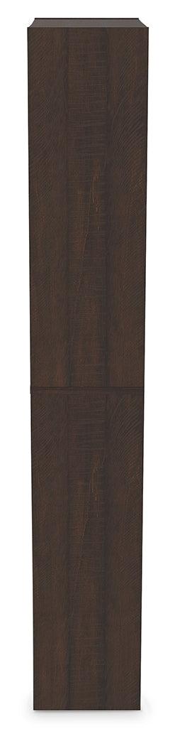 Camiburg Warm Brown Bookcase - Ella Furniture